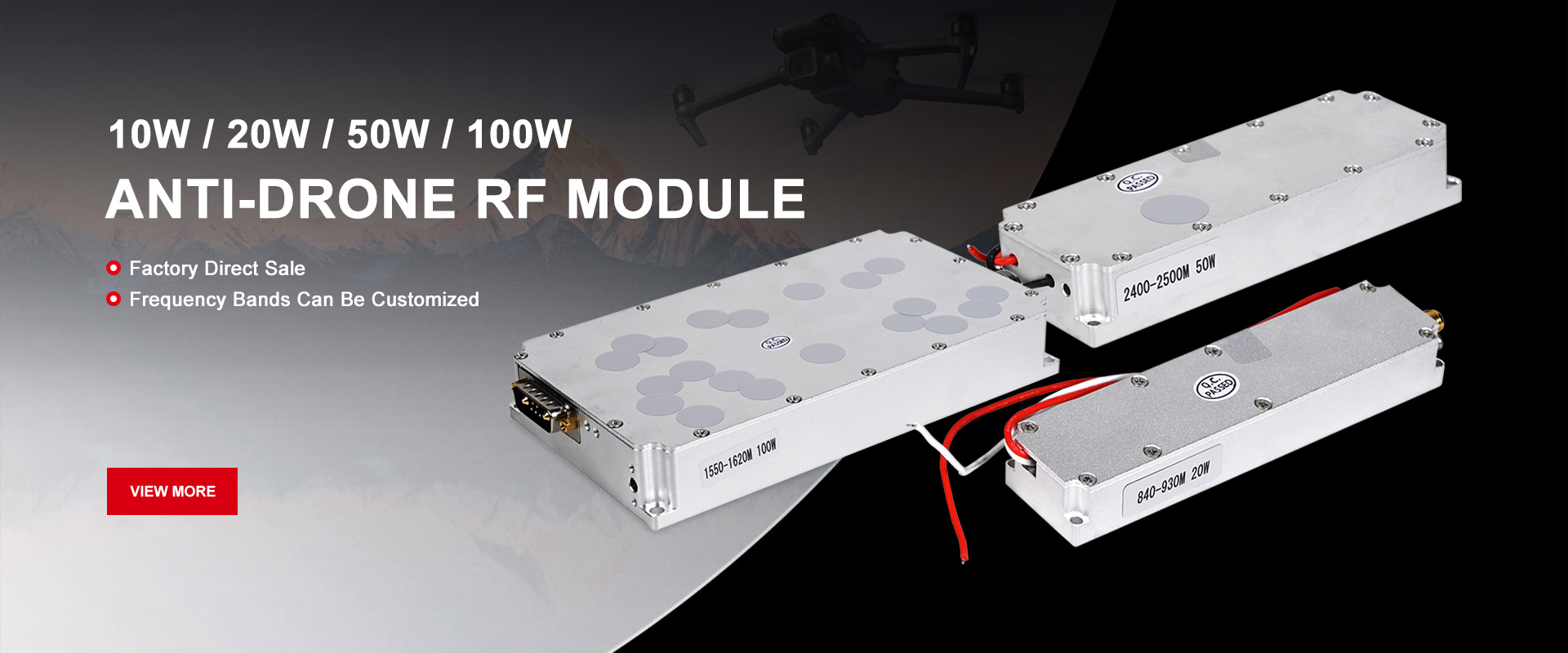 Fabriek voor anti-drone RF-modules