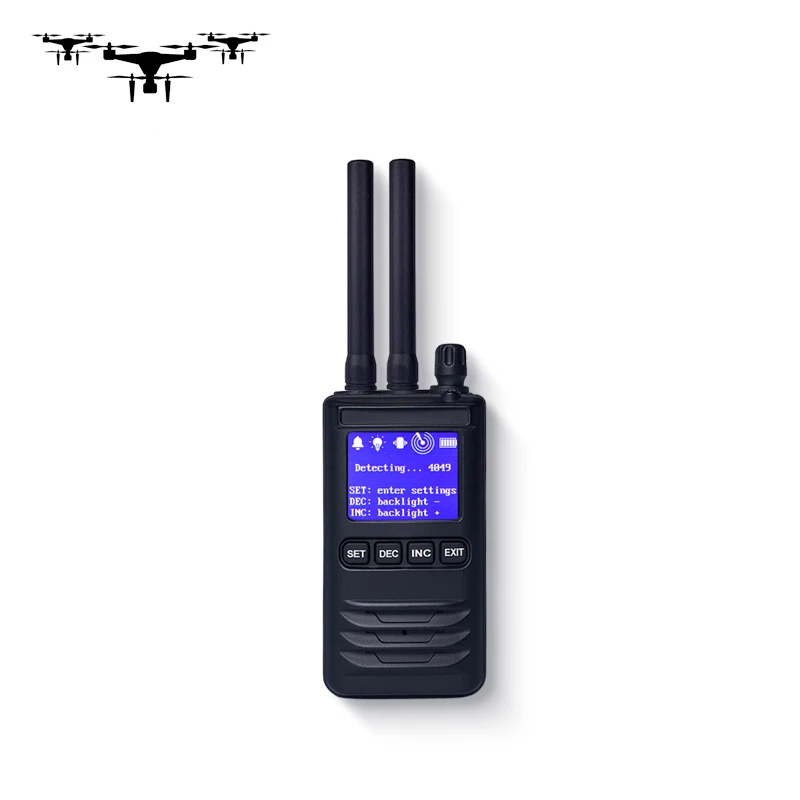 Draagbare draagbare anti-dronedetector